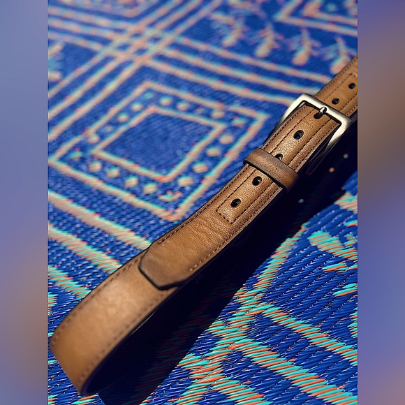 NWT Dickies brown work belt with metal plating - Picture 5 of 5